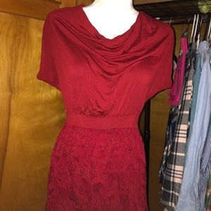 Red Lace Dress
